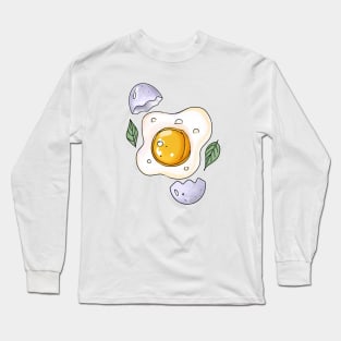 Egg with Eggshell Long Sleeve T-Shirt